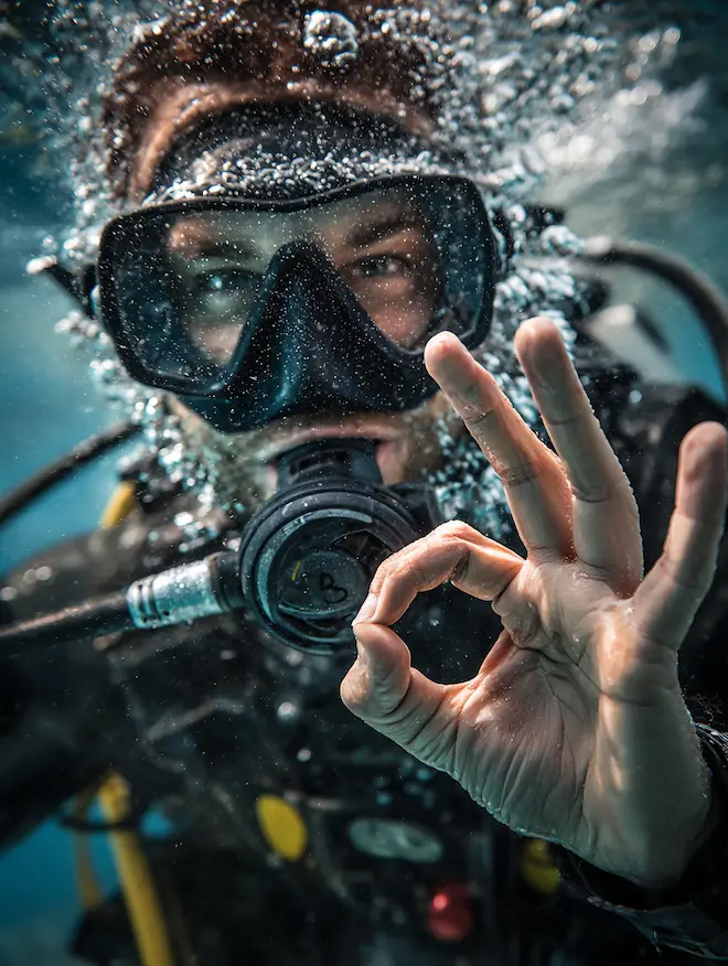 open water diver tenerife